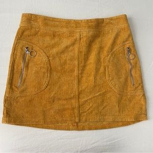 Charlotte Russe Corduroy Mini Skirt